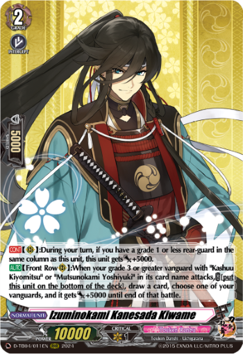 011EN-RRR-Izuminokami Kanesada Kiwame (D-TB04)